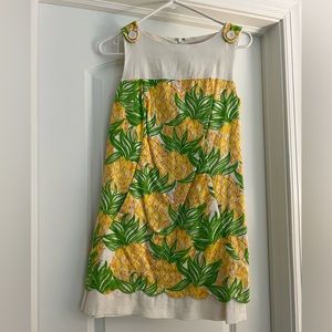 Lilly Pulitzer | Dress | Size: 2 | Pineapple Print | Yellow, White, Green |